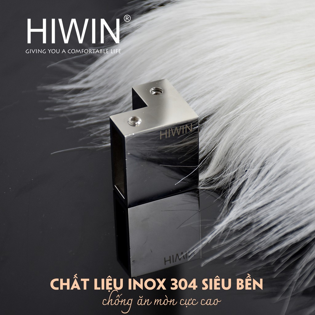 Chuyển góc 90 độ cabin kính chất liệu inox 304 mặt gương Hiwin SB-613F