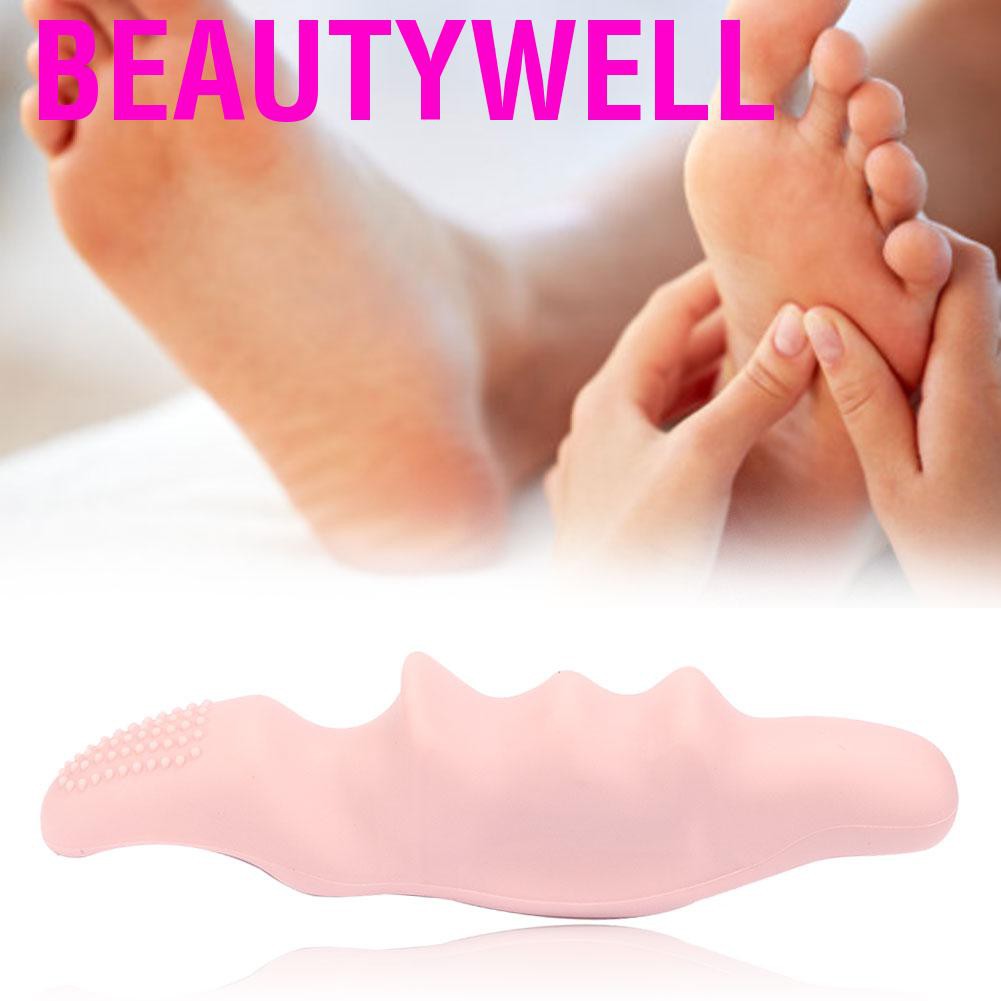 Dụng cụ mát xa hình dạng ngón tay cái bằng silicone chăm sóc sức khỏe