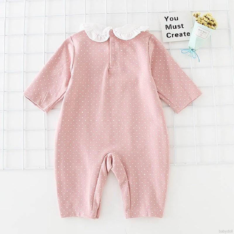 Bộ Quần Yếm Cotton Dễ Thương Cho Trẻ Sơ Sinh