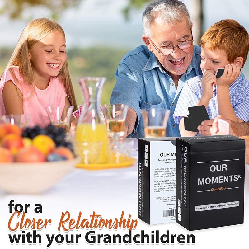 OUR MOMENTS Generations: 100 Thought Provoking Conversation Starters Questions Game