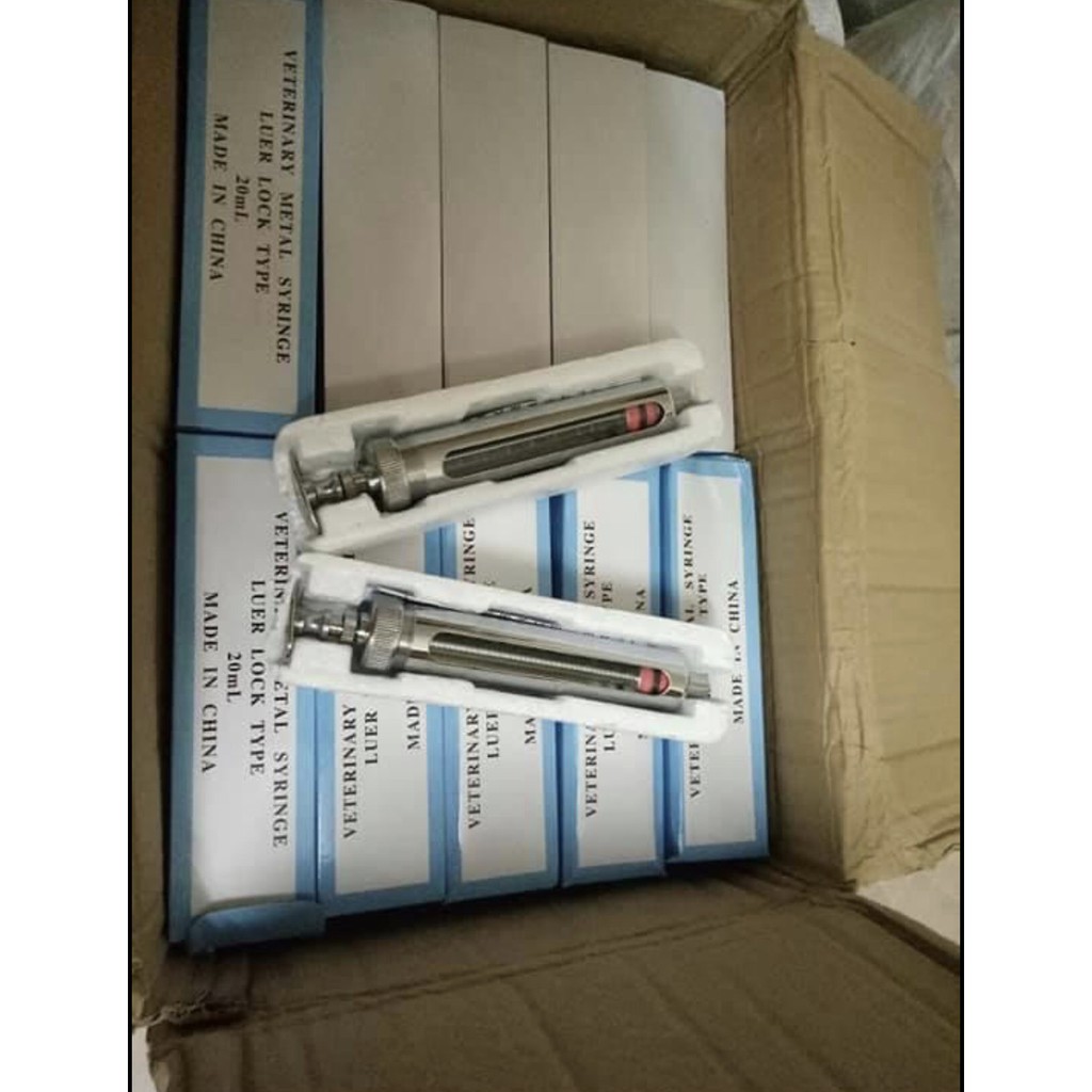 Xilanh inox 20ml chính hãng - Bơm tiêm thuốc inox 20cc cao cấp