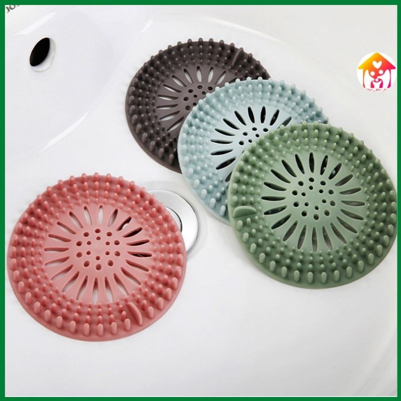 Miếng chặn tóc silicon chống tắc nghẽn ống cống thoát nước-Nắp đậy cống thoát nước nhà tắm,chậu rửa