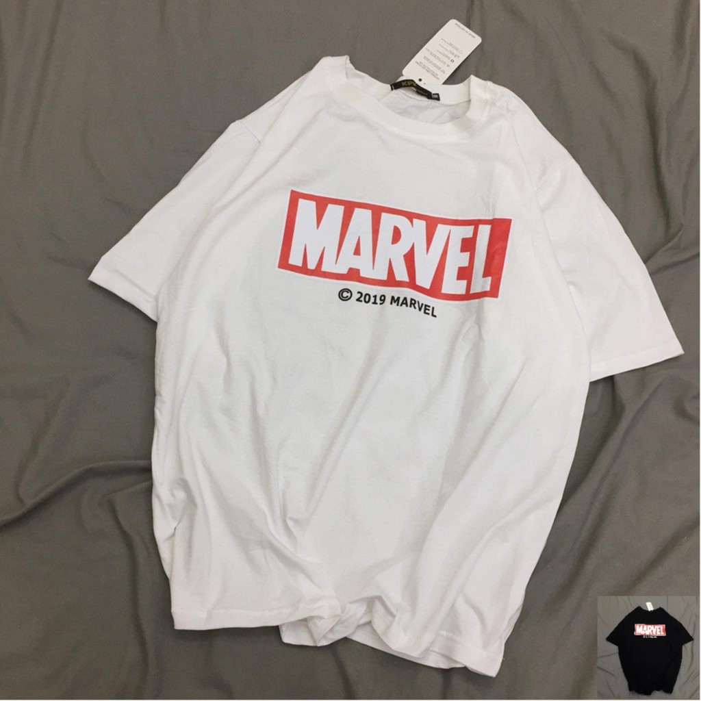 Áo Phông Oversize MARVEL Nam Nữ Tay Lỡ(45-70kg) 100% Cotton Co Dãn 4 Chiều.