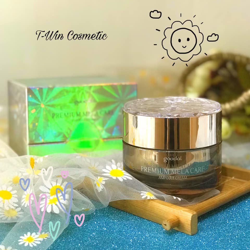 KEM DƯỠNG TRẮNG, MỜ THÂM NÁM HIỆU QUẢ CHIẾT XUẤT TỪ ỐC SÊN VÀNG GOODAL PREMIUM MELA CARE AMPOULE 50ML - 12529