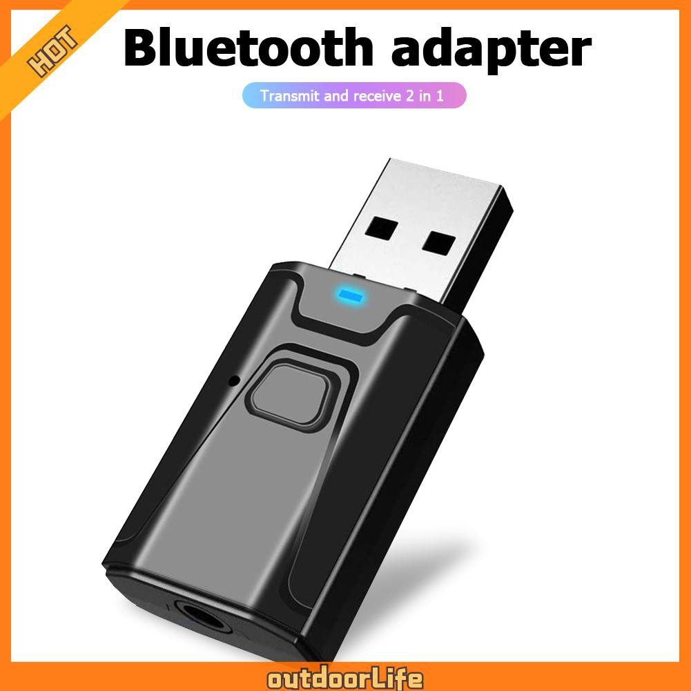 Usb Dongle Thu Phát Bluetooth 5.0 2 Trong 1 Cho Loa Tv