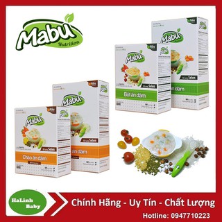 Cháo ăn Dặm Bột ăn Dặm Mabu 400g 900g Date 07 2022