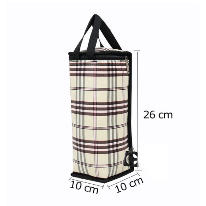 Túi Đựng Bình Giữ Nhiệt 1200ml 25cm - MÀU NGẪU NHIÊN