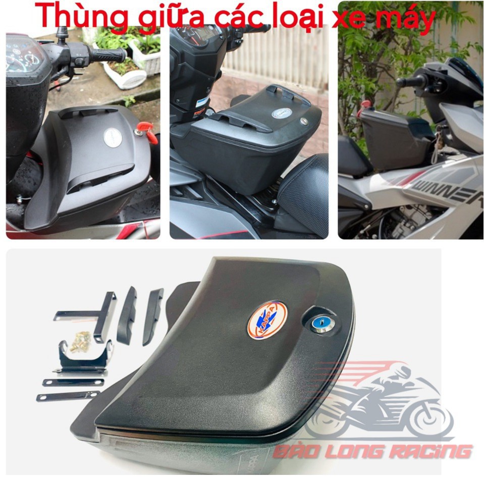 Thùng Giữa Xe máy kiểu Givi gắn Winner,Winner X,Exciter,Sirius