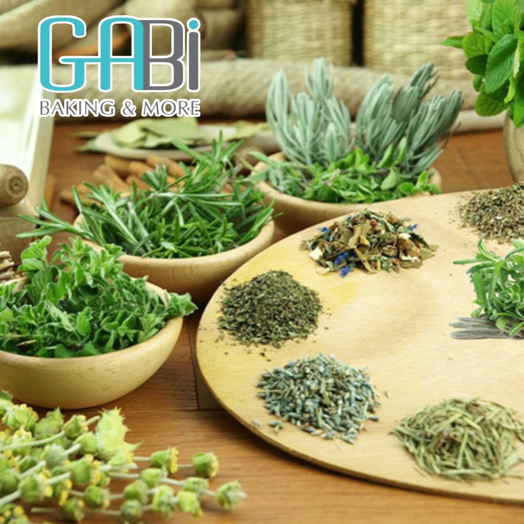 Lá gia vị các loại (thyme, rosemary, basil, parsley, oregano) 10g