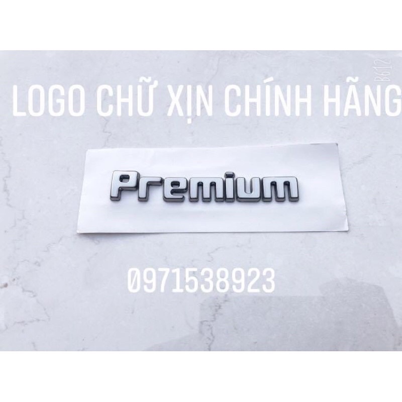 Tem chữ dán PREMIUM LUXURY DELUXE SI 2.0 xịn chính hãng