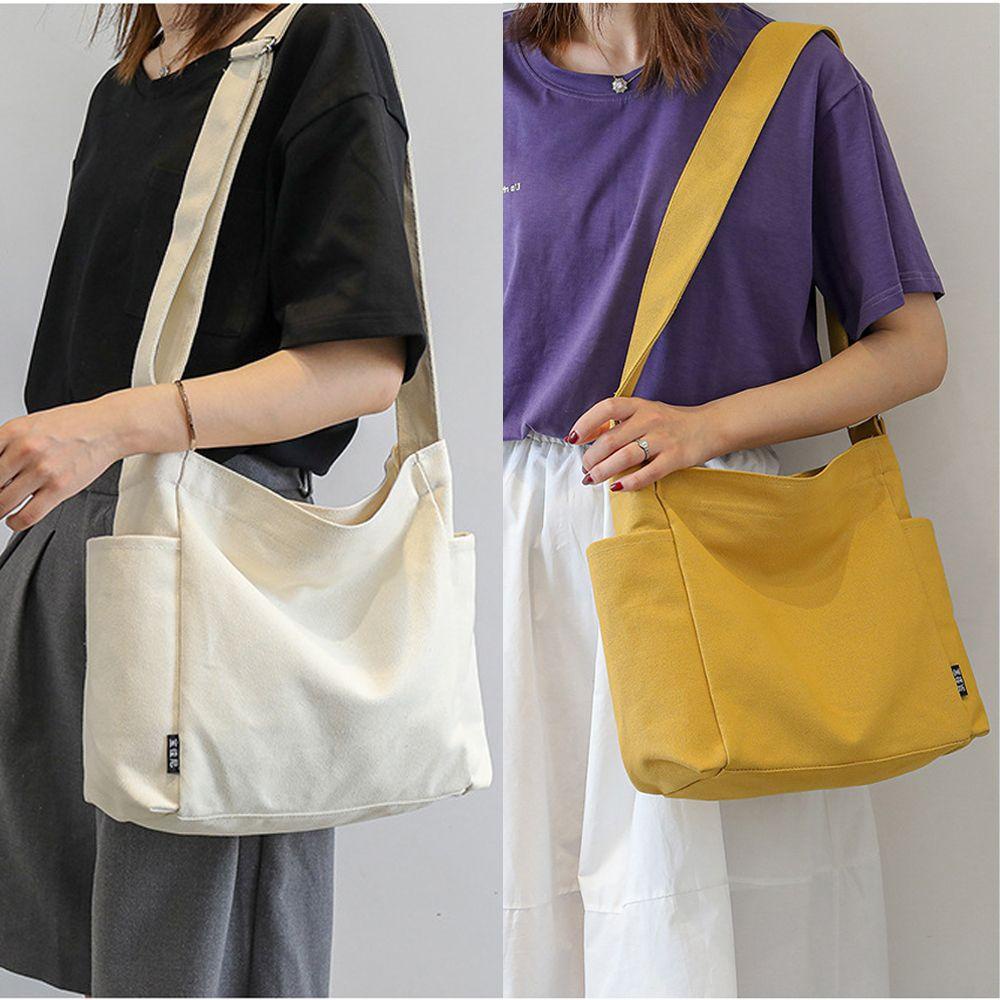 Túi Đeo Vai KENT1 Vải Cotton Cổ Điển