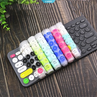 Tấm phủ bảo vệ bàn phím bằng TPU silicone cho bàn phím cơ không dây Logitech K380 nhiều màu lựa chọn