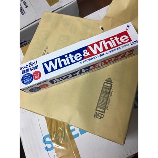 Kem Đánh Răng White & White Lion 150g - Nhật