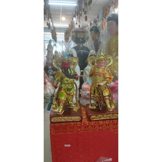 tượng hộ pháp di đà và già Lam bo tát