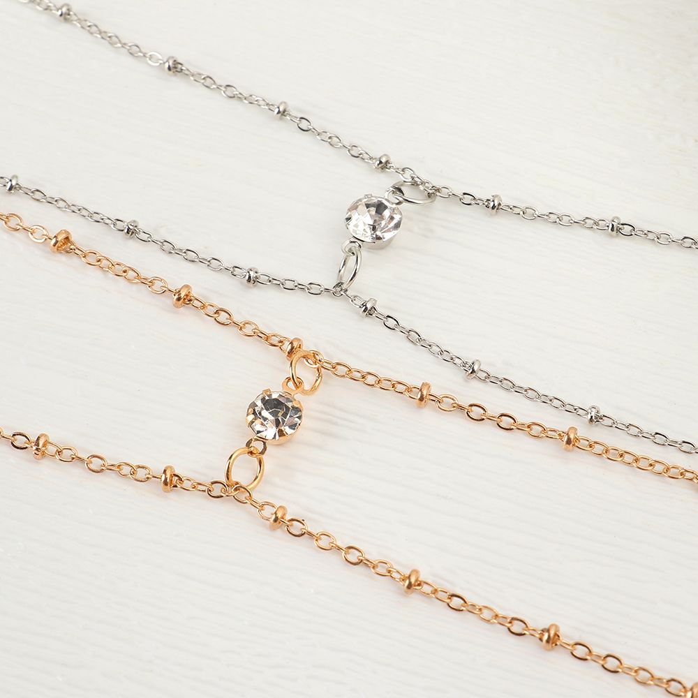 Chuỗi hạt đồng đeo hông hai lớp thời trang mùa hè quyến rũ cho nữ