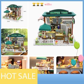 Mô hình nhà búp bê bằng gỗ diy # s5
