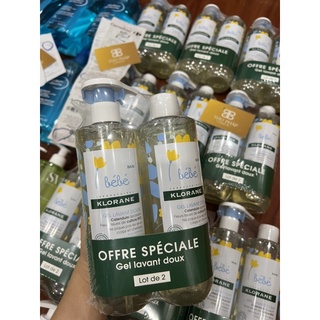 Sữa tắm gội Klorane 500ml Pháp