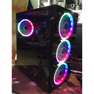 (Siêu Rẽ) Case thùng máy X2 (2 kính cường lực trong suốt) đẹp long lanh