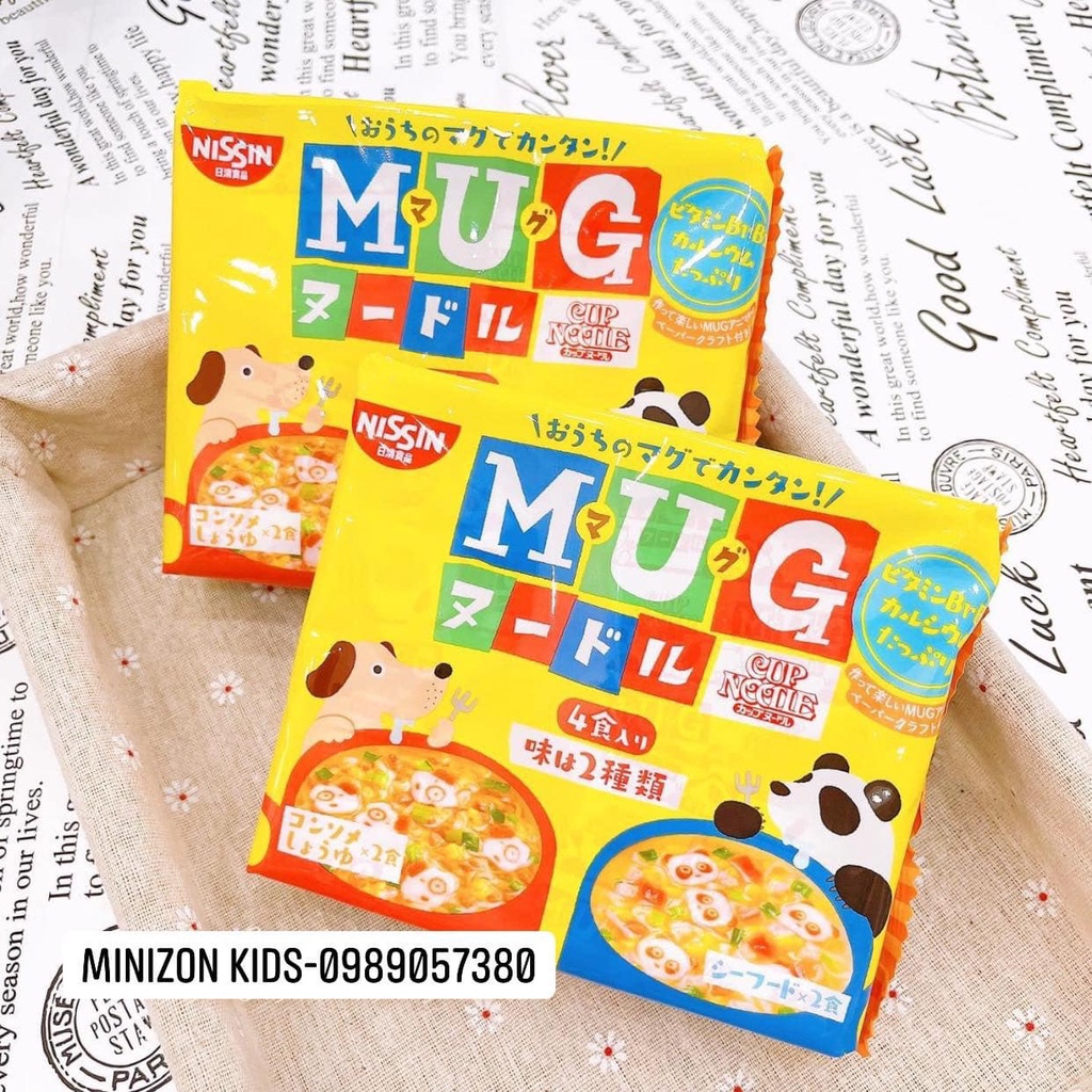 Mỳ Mug Nissin Nhật Bản ăn liền cho bé