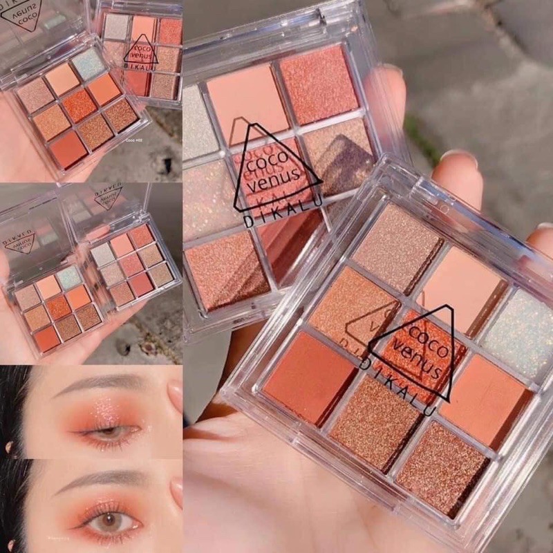 Bảng Mắt Nhũ 9 ô Dikalu ( hot trend) | BigBuy360 - bigbuy360.vn