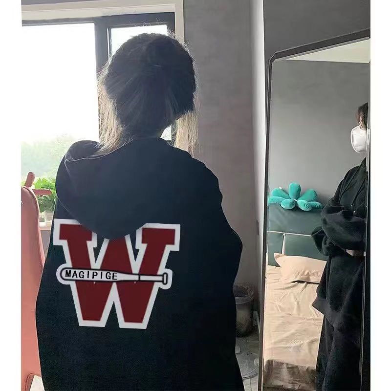Áo Hoodie Dáng Rộng Thời Trang Phong Cách Hàn Quốc Cho Nam / Nữ