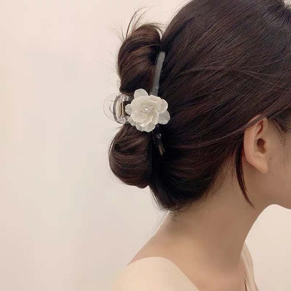 Kẹp Tóc Càng Cua Đính Hoa Thời Trang Cho Nữ