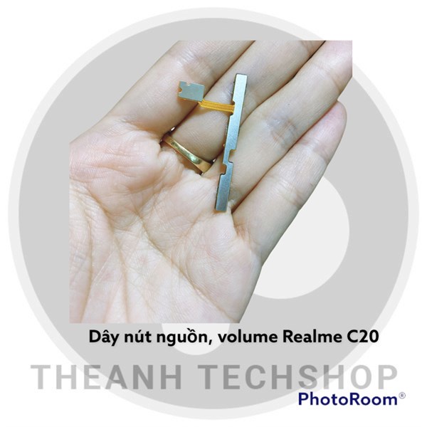 Dây nút nguồn , nút chỉnh âm lượng gắn trong Realme C20