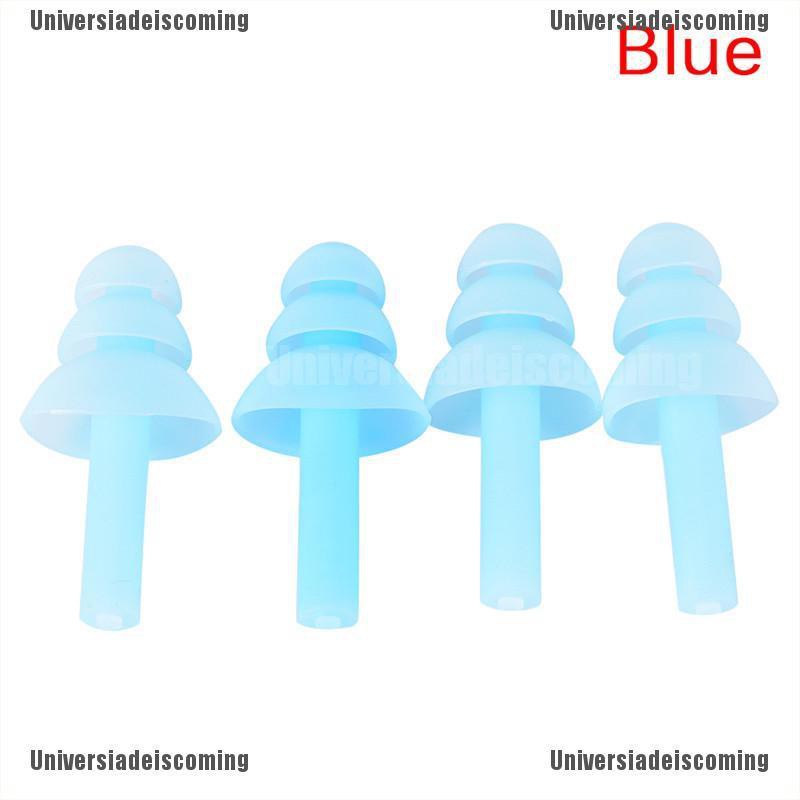 Set 4 Nút Silicone Bịt Tai Chống Ngáy Khi Ngủ