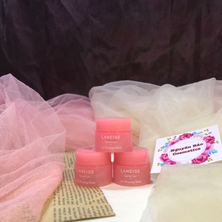 Mặt nạ ngủ môi mini, mặt nạ ngủ mặt mini LANEIGE ( tặng kèm mặt nạ giấy)