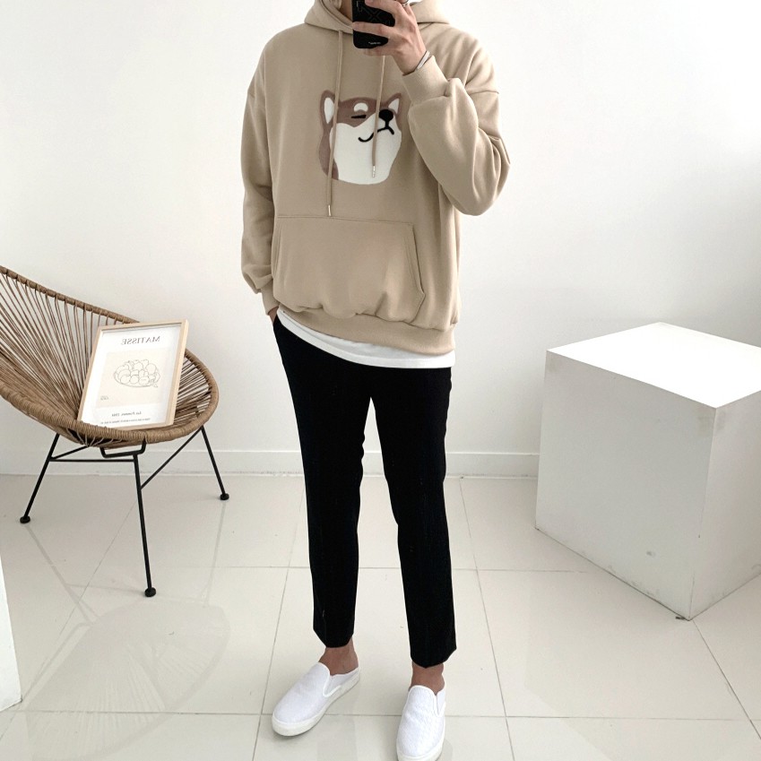 Áo Hoodie Nam Nữ unisex phong cách Hàn Quốc cá tính, Chất nỉ cá sấu mã HD002 - Quà tặng ngẫu nhiên