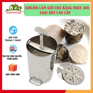 Khuôn làm giò thủ, giò xào bằng inox 304 1kg, 2kg. Khuôn ép giò chả cao cấp