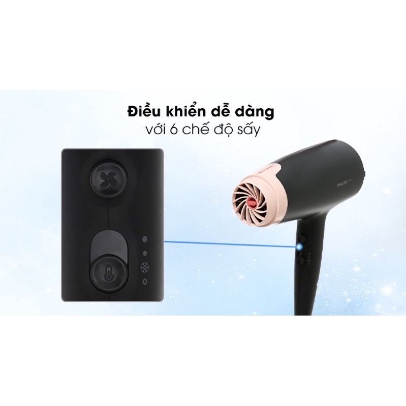 Máy sấy tóc Philips BHD350/10 (Hàng chính hãng)