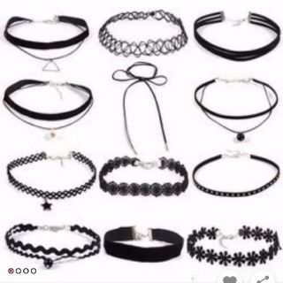 Vòng cổ chocker 12 dây