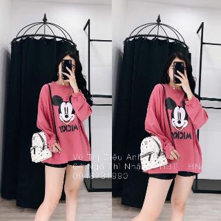 Áo micky tay dài