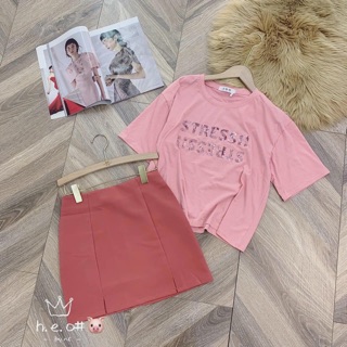 SET ÁO PULL + CV HỒNG XINH DÃ MAN👍👍👍