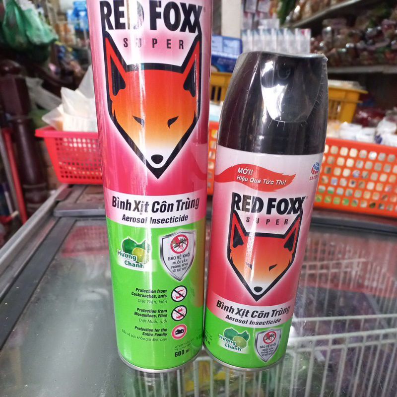 Bình xịt muỗi, côn trùng Red foxx