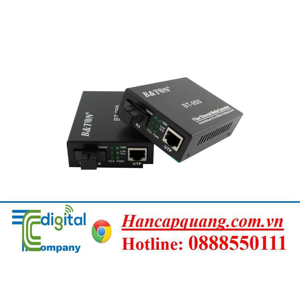 Bộ 2 Chiếc CONVERTER 1000M BTON BT-950GS-20A/B 1 SỢI