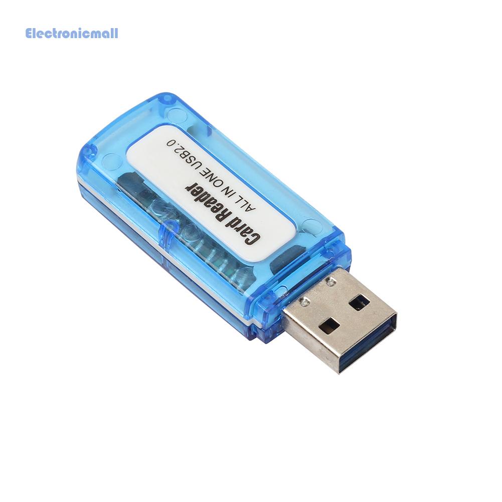 Đầu Đọc Thẻ Nhớ SD/TF/T-Flash/M2 4 Trong 1 Với Cổng USB 2.0 | BigBuy360 - bigbuy360.vn