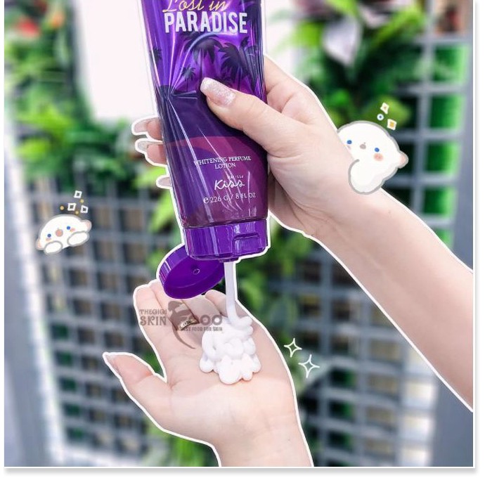 [Mã giảm giá] Sữa Dưỡng Trắng Da Toàn Thân Hương Nước Hoa Malissa Kiss Whitening Perfume Body Lotion 226g
