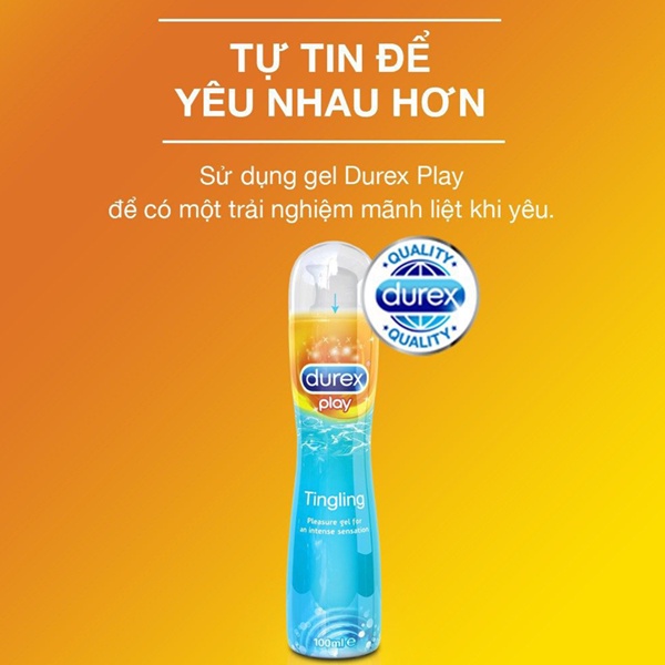 Gel bôi trơn Durex Play Warming 100ml