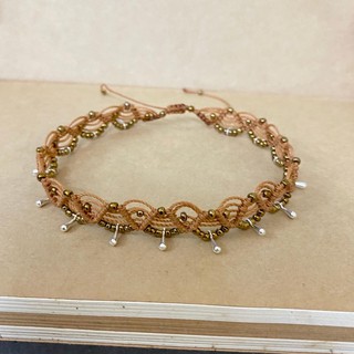 Boho style macrame anklet - Vòng chân/lắc chân macrame handmade style boho