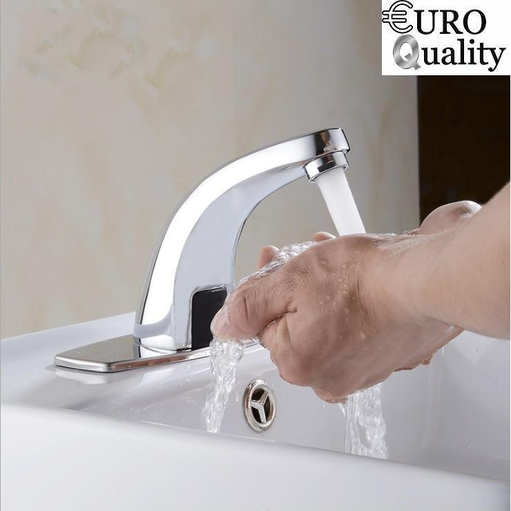 [Euro Quality] Bộ vòi rửa mặt tay tự động 220v Automatic Faucet Euro Quality (sử dụng được khi cúp điện)