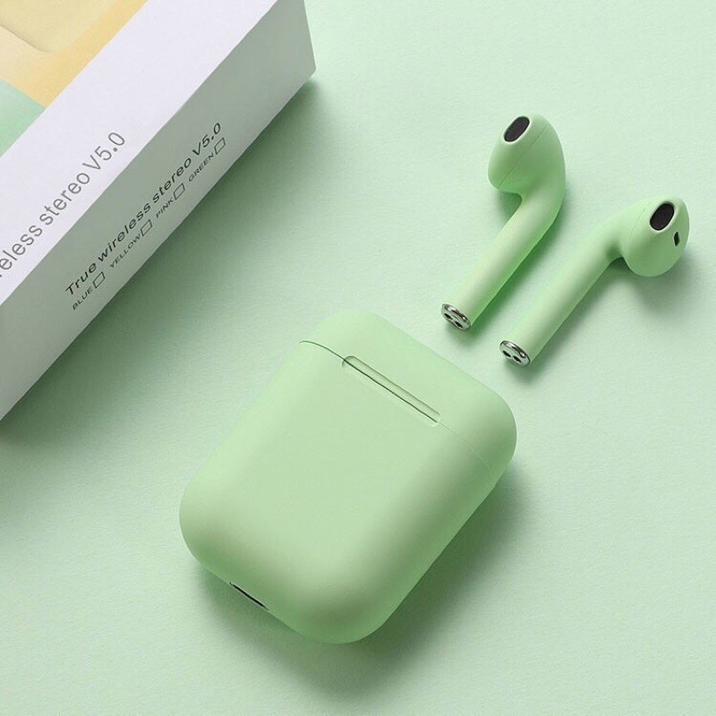Tai Nge Bluetooth i12 TWS Nhét Tai  không dây cho tất cả các dòng dt kết nối blutoth có mic chính hãng rẻ nhất | BigBuy360 - bigbuy360.vn