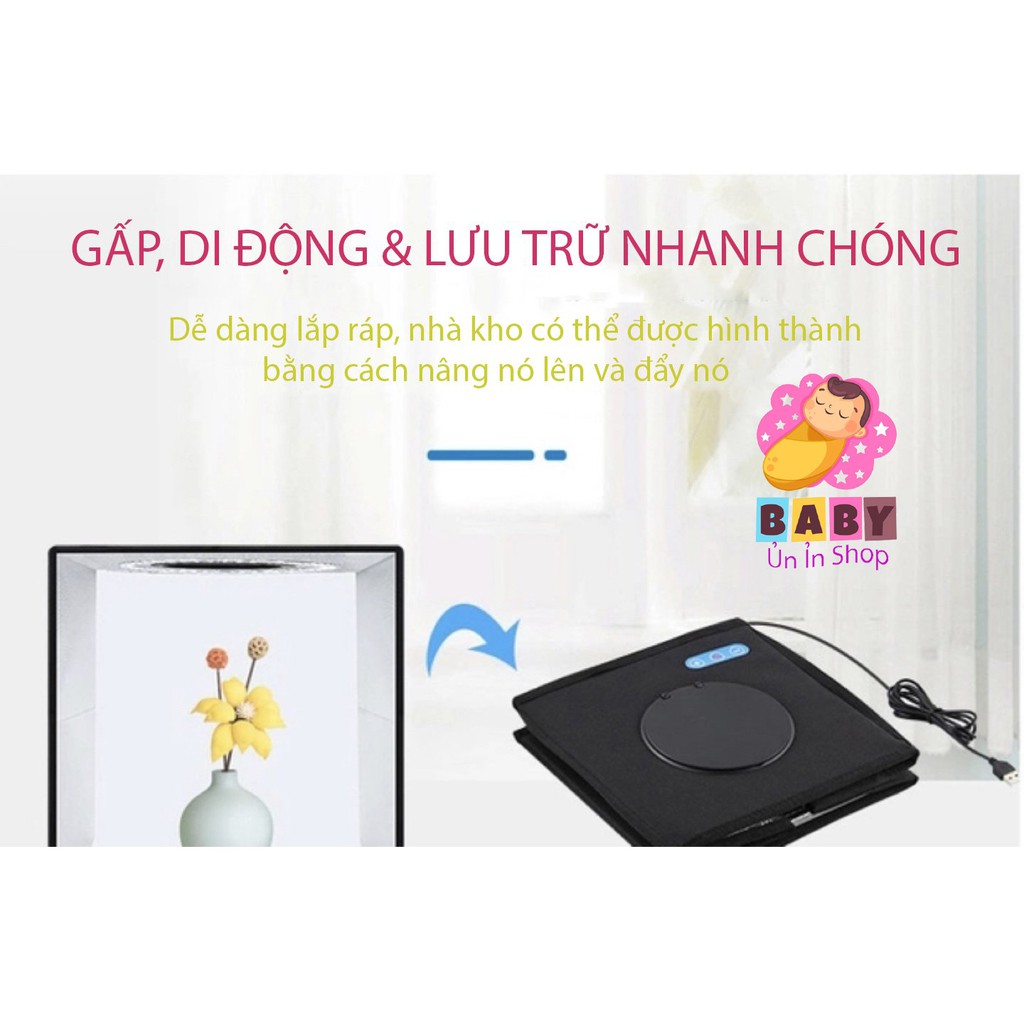 HỘP CHỤP ẢNH SẢN PHẨM PULUZ SZ 25*25 MÀU ĐEN