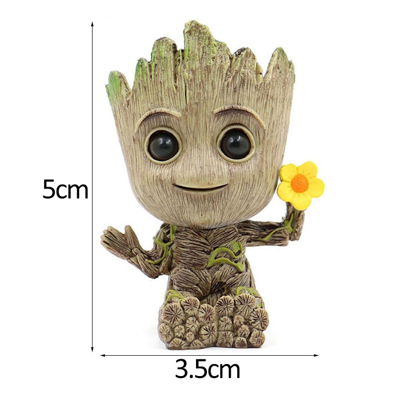 Mô Hình Nhân Vật Baby Groot Phim Guardians of the Galaxy Độc Đáo Trang Trí Nhà Cửa