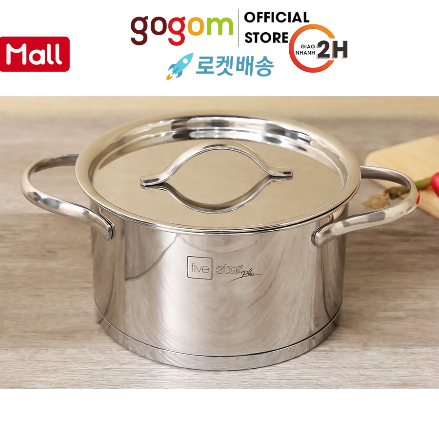 Nồi inox 304 3 đáy 16 cm Fivestar NIME75 GOG615