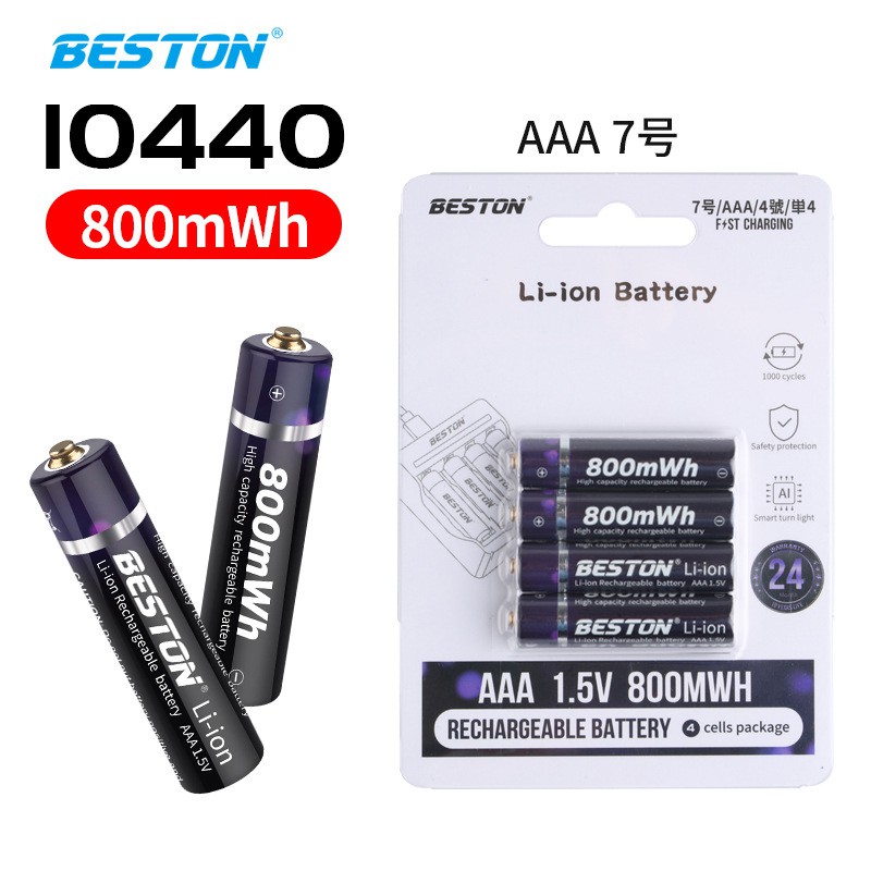 Combo Pin sạc AA AAA 1.5V Beston Lithium - Mã có Kèm Sạc (+Sạc) - Bảo hành 1 tháng - Chính hãng - Rẻ nhất thị trường