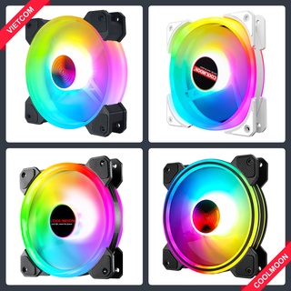 [ BỘ 3 FAN + HUB ] Fan Led RGB Coolmoon + Bộ Hub Coolmoon và điều khiển