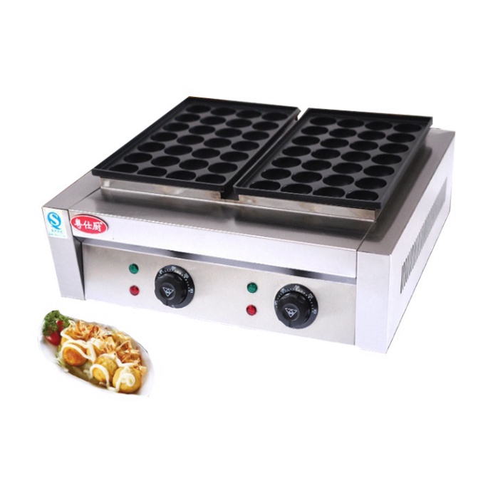 Máy nướng bánh tạch tuộc takoyaki nhật bản khuôn đôi sử dụng điện