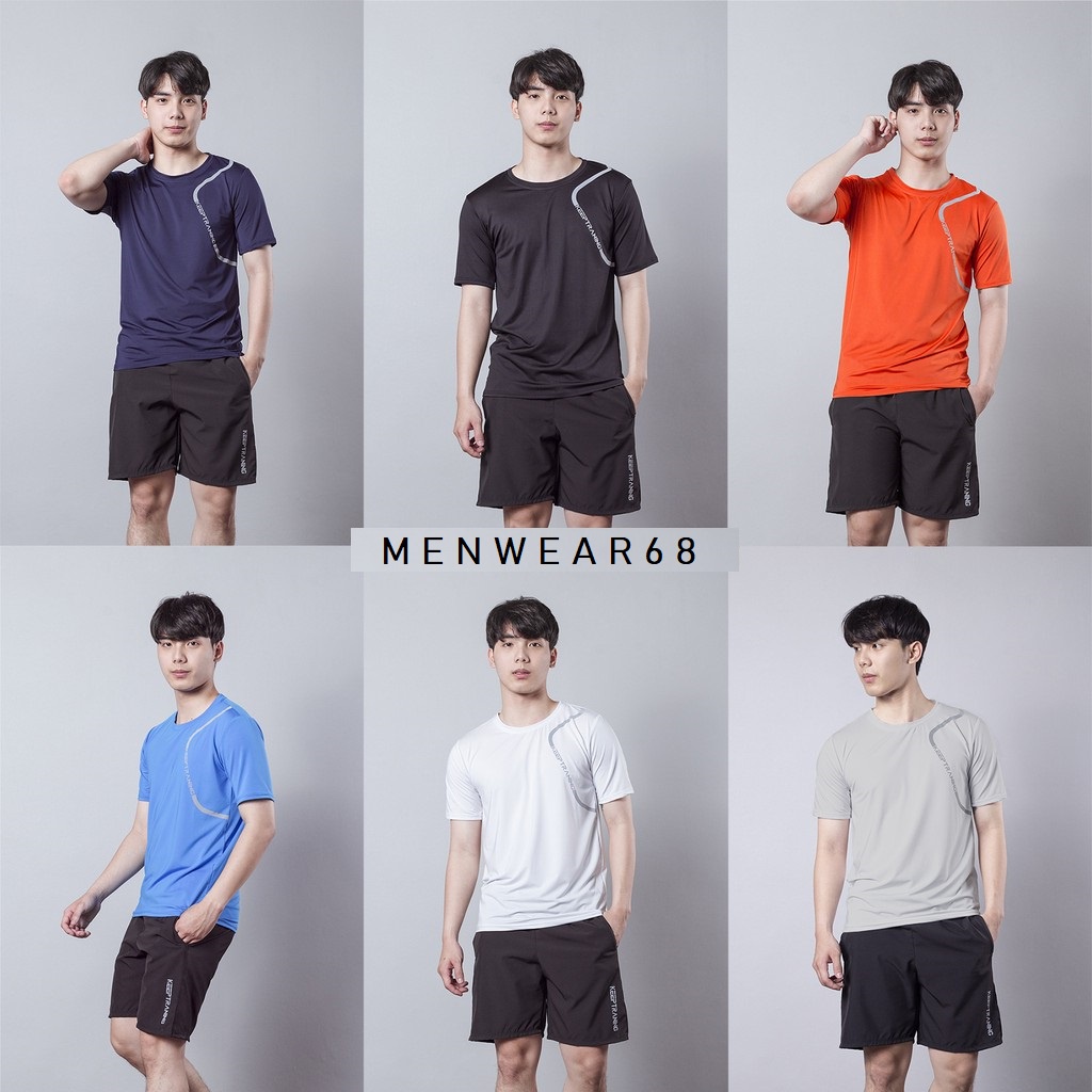 Bộ Quần Áo Thể Thao Nam Thun Lạnh MEN WEAR 68 Cao Cấp 5 Màu Vải Mềm Cực Mát